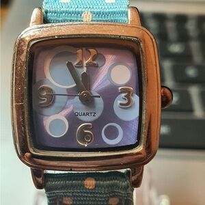 Stylish Purple and Gold Women's Watch